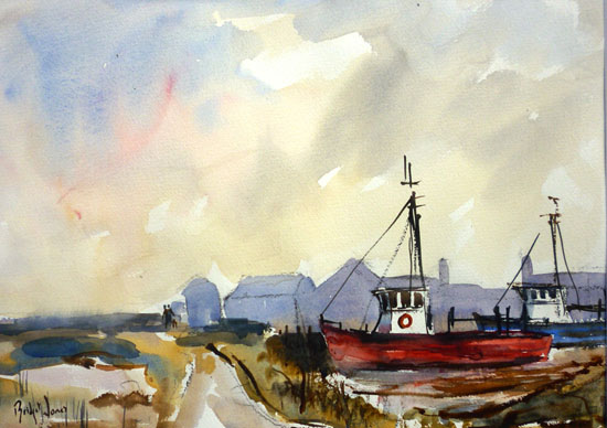 Boats at Brancaster Staithe